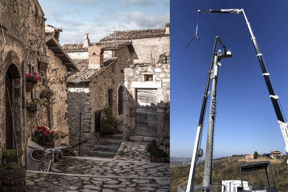 Italian rental copmany D’Addazio uses its new XTJ 52+ spider lift for telecommunication works.