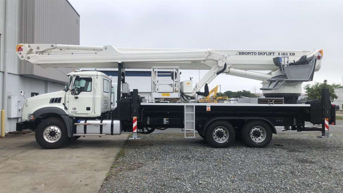 Skyway Lift Rental's existing Bronto S183XR truck mount