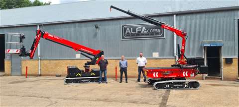 Left to right: Allen Freeman (Director Alfa Access Services), Malcolm Kitt (UK Sales Manager for Almac Atlantic) and James Skinner (Technical Sales Manager Alfa Access Services).