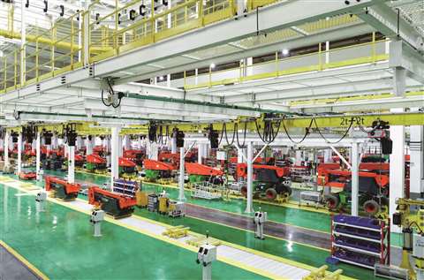 Inside Dingli new factory in Zhejiang, China
