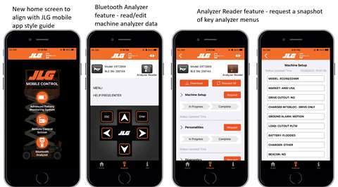 JLG Bluetooth Analyzer Reader