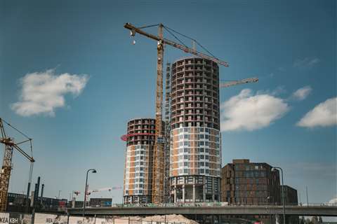 The Multilift P22 Premium hoist installed on the Katus Tower project in Denmark. 