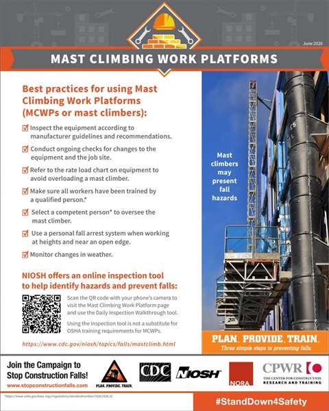 national safety stand down, prevent falls in construction