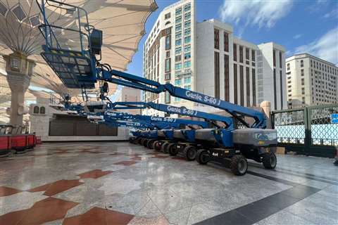 Genie dealer delivers aerial lifts for holy site